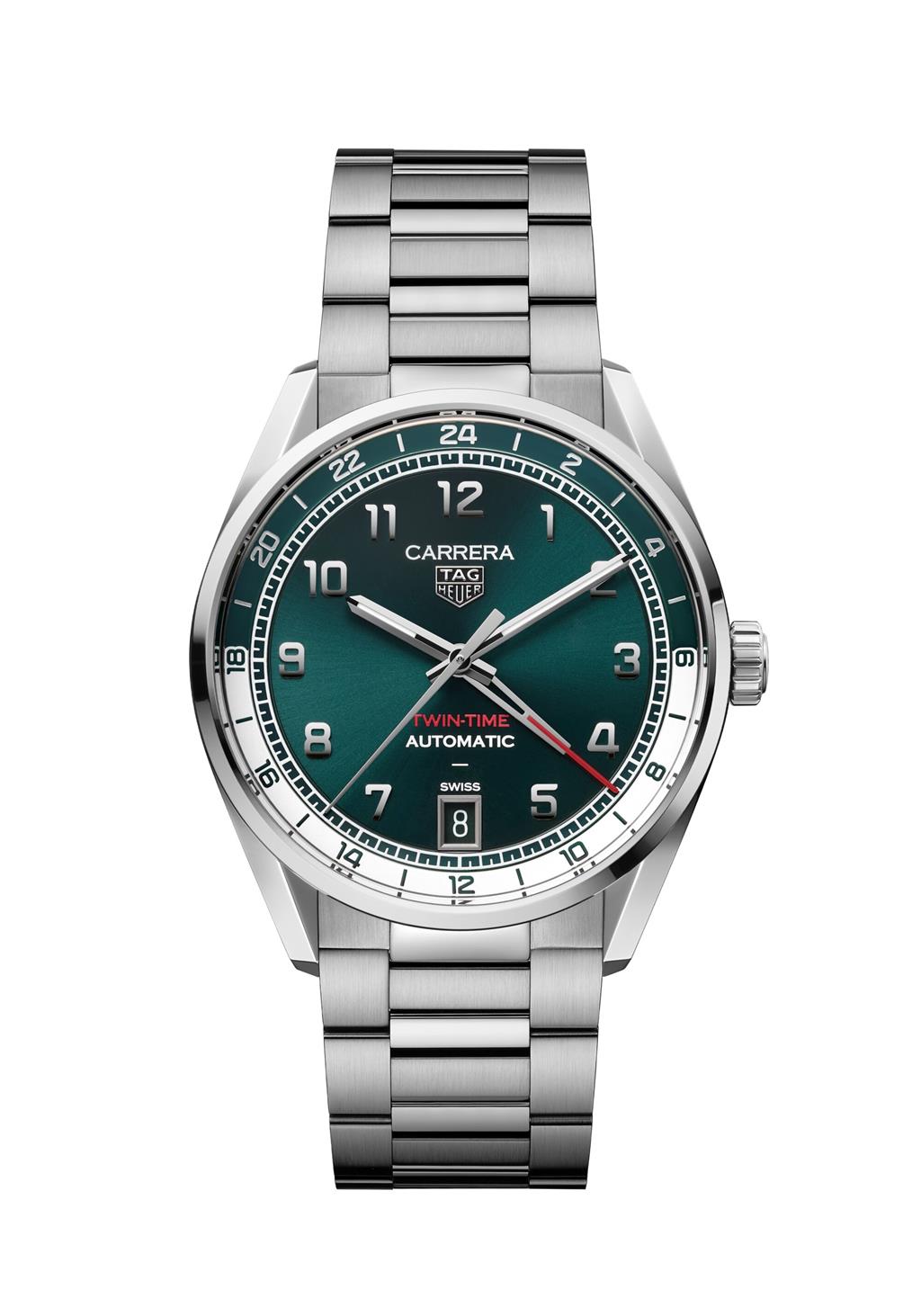 TAG Heuer Carrera Date Twin-Time Watch – Davis Jewelers