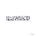 JB Star Women’s Platinum Diamond Eternity Band
