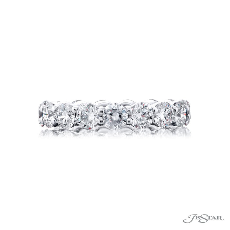 JB Star Women’s Platinum Diamond Eternity Band