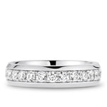 Noam Carver Men's Eternity Diamond Wedding Band in 14k White Gold