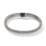 John Hardy Icon Pavé Pink Tourmaline and Black Sapphire Reversible Bracelet