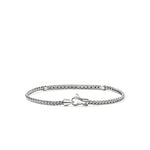 John Hardy Sterling Silver Essential Pavé Black Sapphire Bracelet