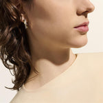John Hardy 14k Yellow Gold and Sterling Silver Essential Crossover Earrings