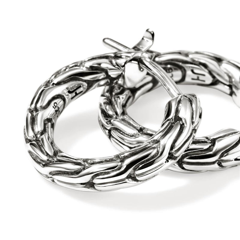 John Hardy Sterling Silver Essential Hoop Earrings