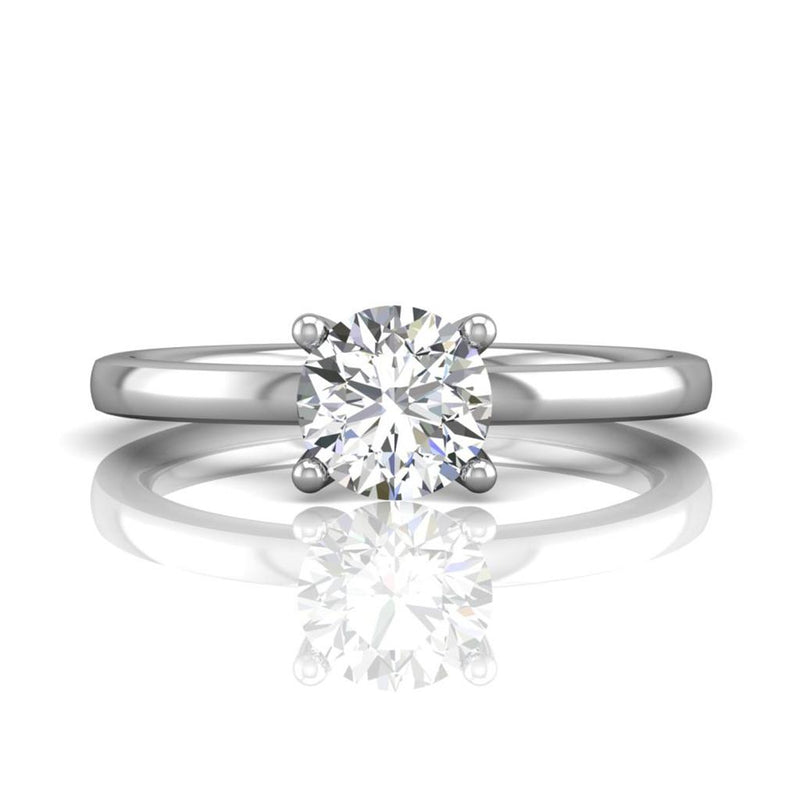 Martin Flyer 14k White Gold FlyerFit 1.5mm Solitaire Engagement Ring Setting
