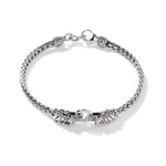 John Hardy Sterling Silver Naga Sapphire Bracelet