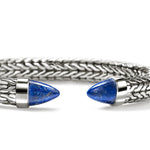 John Hardy Sterling Silver Lapis Lazuli Spear 50 Flex Cuff Bracelet