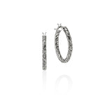 John Hardy Sterling Silver Essential Hoop Earrings