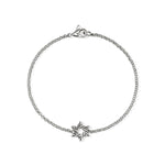 John Hardy Sterling Silver Essential Star of David Station Bracelet