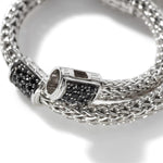 John Hardy Sterling Silver Black Sapphire Icon Bracelet