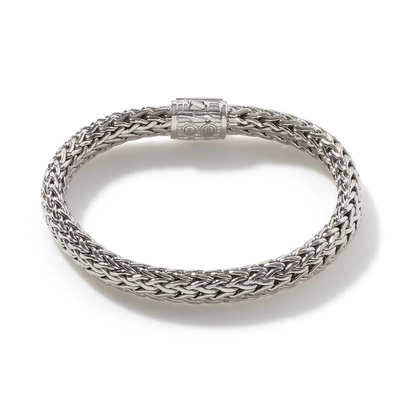 John Hardy Sterling Silver Diamond Icon Bracelet