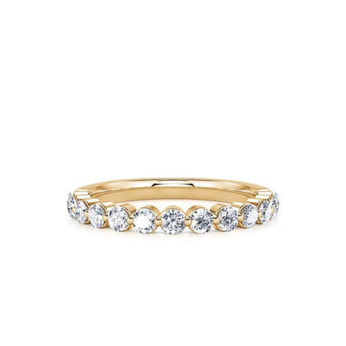 Davis Classics Women's 14k Yellow Gold Diamond Band