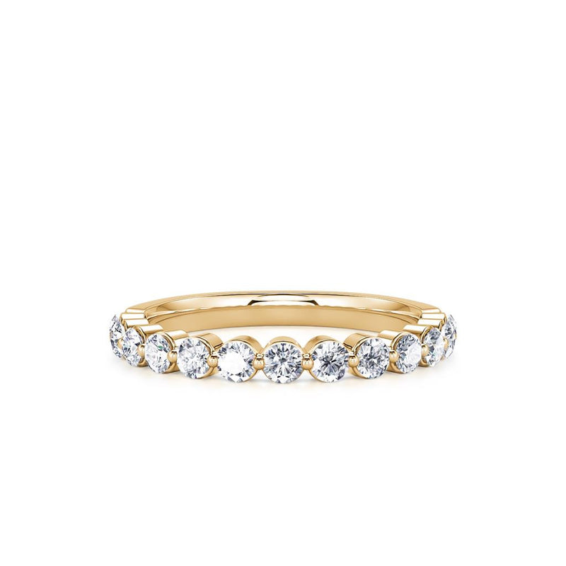 Davis Classics Women's 14k Yellow Gold Diamond Band