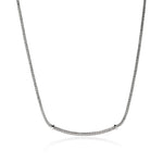 John Hardy Sterling Silver Essential Pavé Diamond Necklace