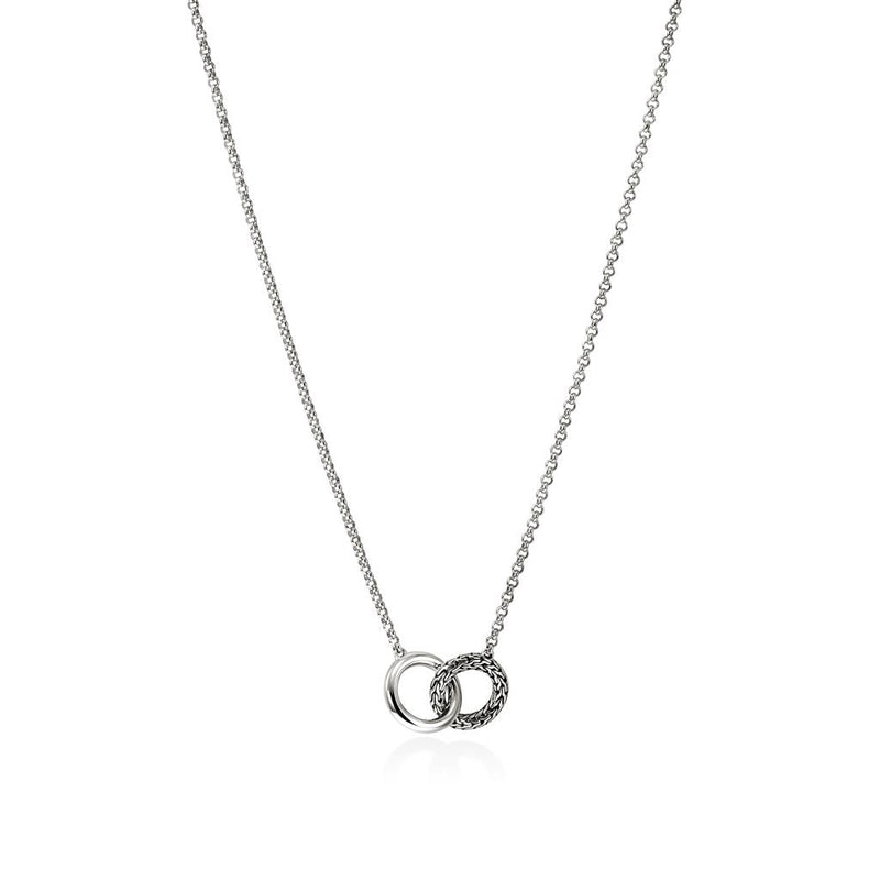 John Hardy Sterling Silver Essential Linked Necklace