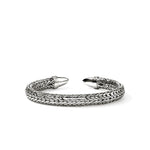 John Hardy Sterling Silver Spear 50 Flex Diamond Cuff Bracelet