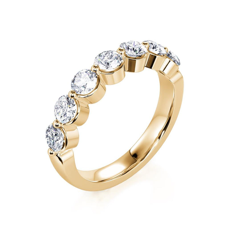 Davis Classics Women's 14k Yellow Gold Diamond Band