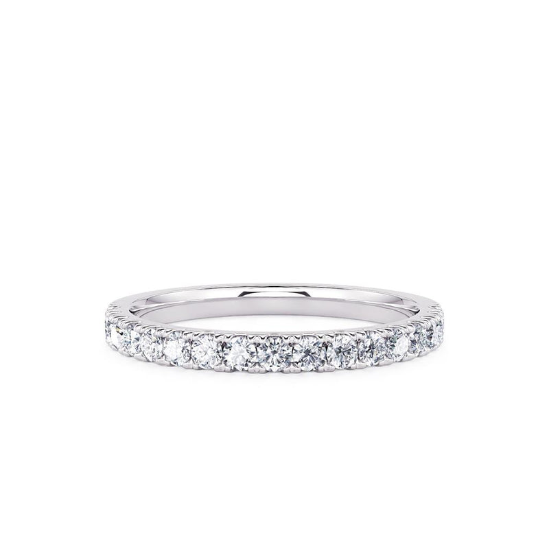 Davis Classics Women's 14k White Gold Diamond Band