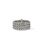 John Hardy Sterling Silver and 14k Yellow Gold Icon Triple Row Chain Fashion Band