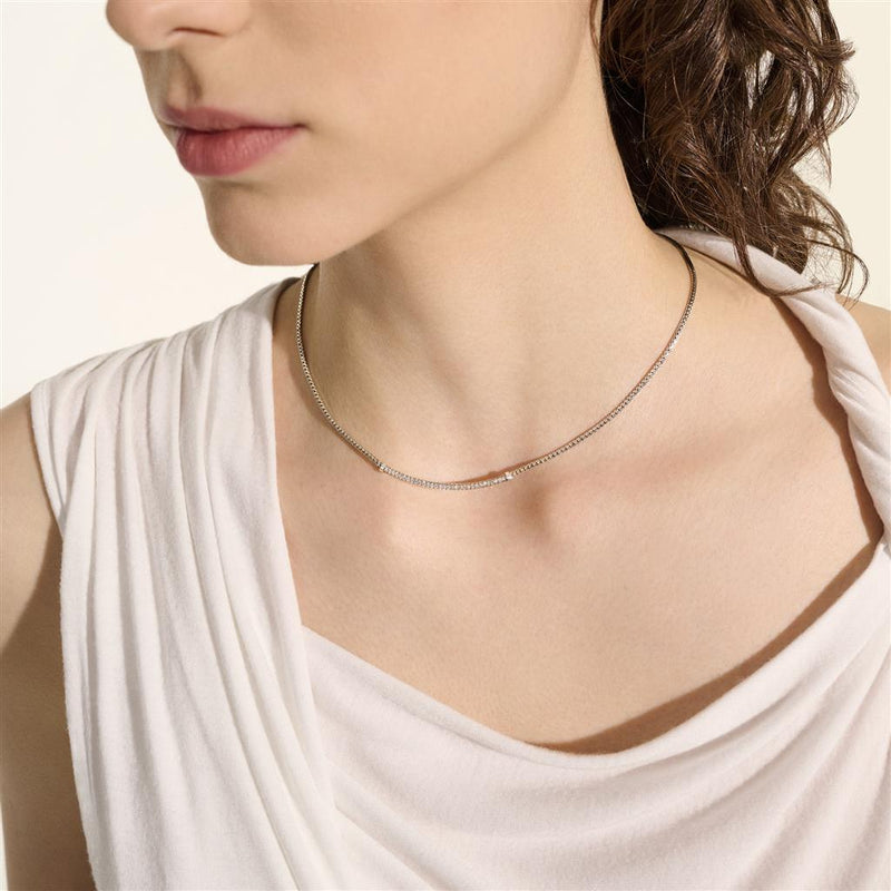 John Hardy Sterling Silver Essential Pavé Diamond Necklace