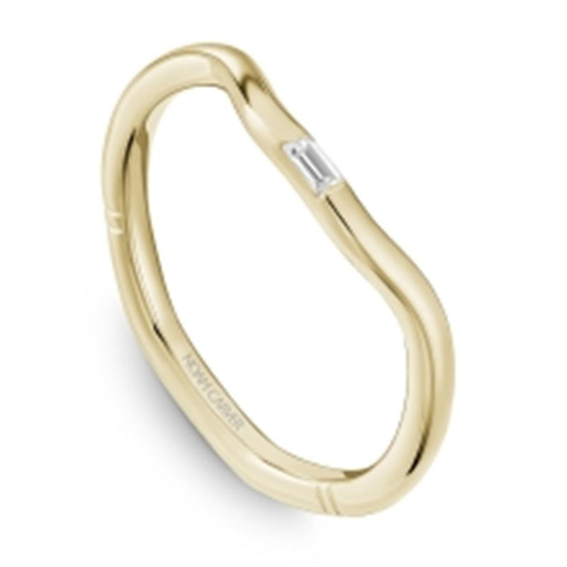 Noam Carver Women's Contour Diamond Wedding Band in 14k Yellow Gold