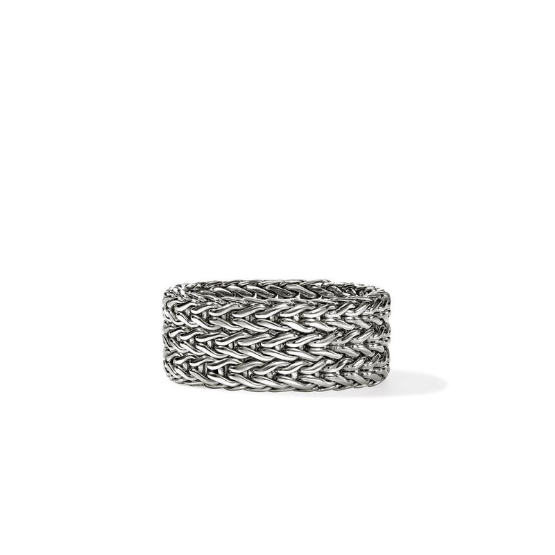 John Hardy Sterling Silver Icon Triple Row Chain Fashion Band