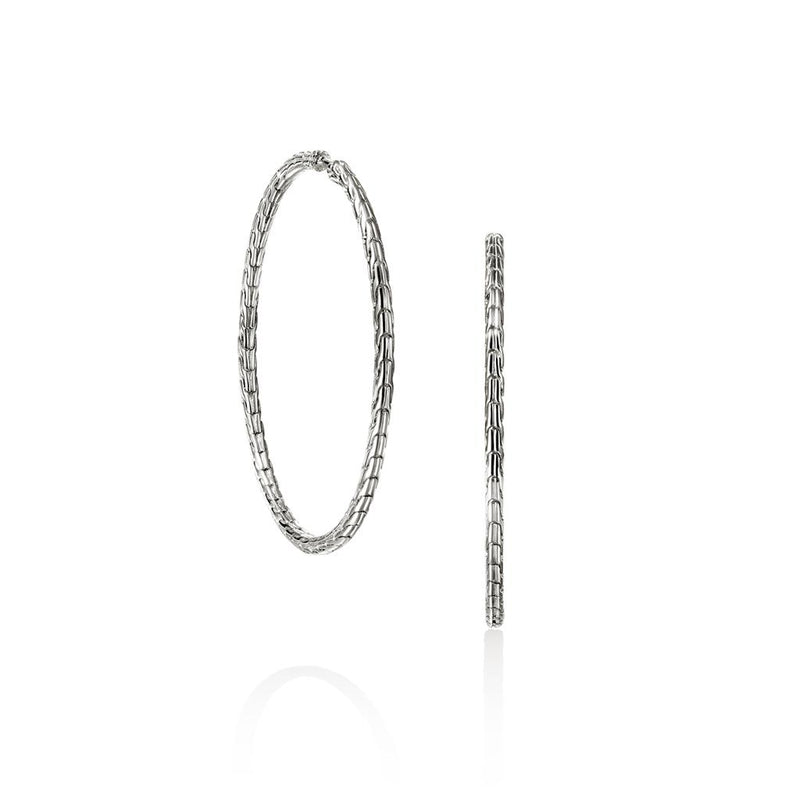 John Hardy Sterling Silver Essential Hoop Earrings