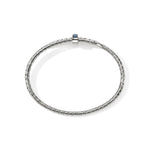 John Hardy Sterling Silver Sapphire Spear Flex Cuff Bracelet