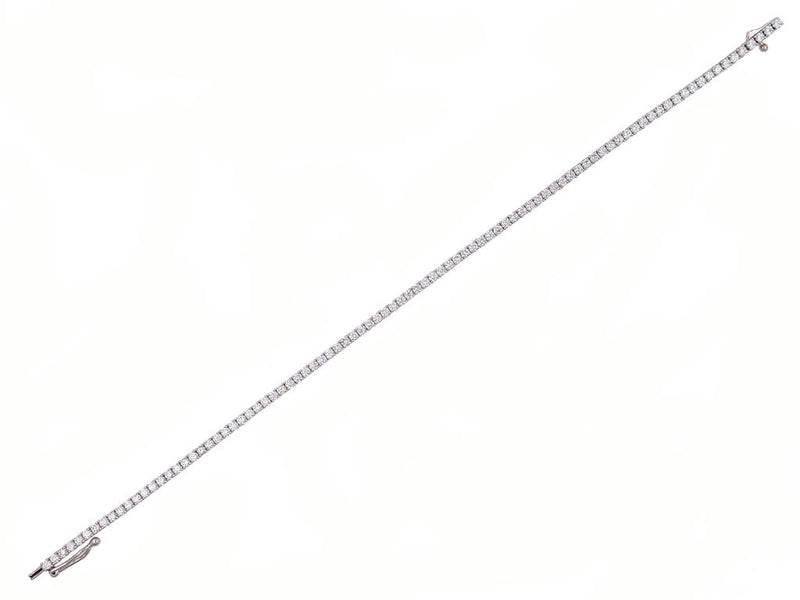 Davis Classics 14k White Gold Diamond Tennis Bracelet