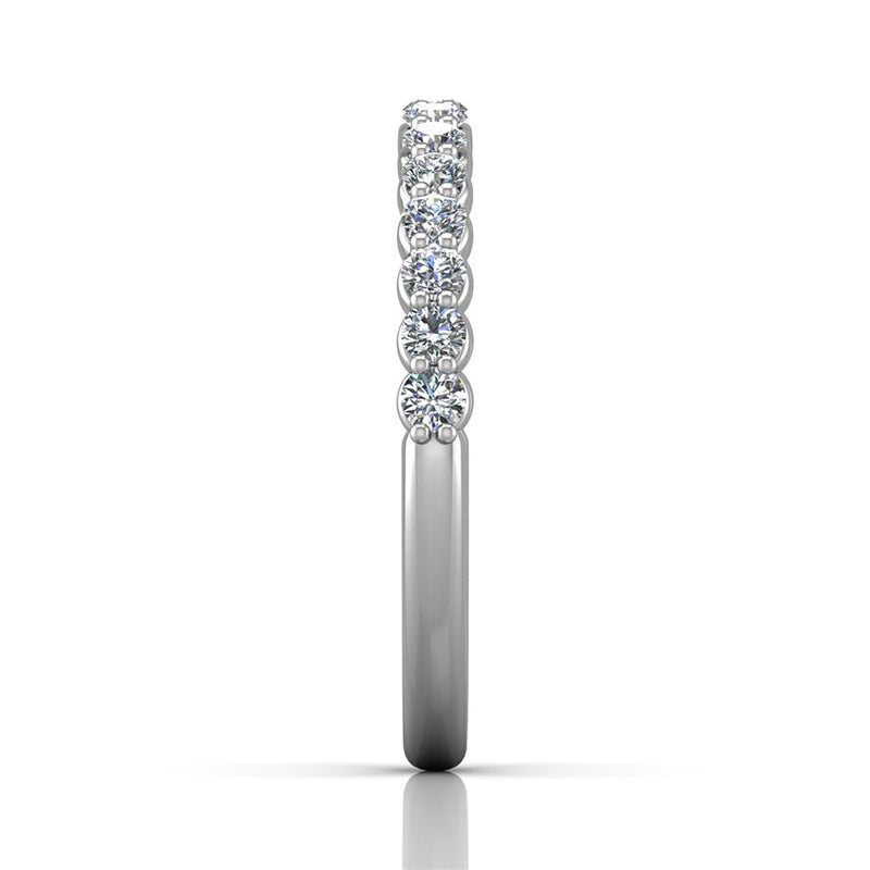 Martin Flyer Women's 14k White Gold FlyerFit Classic Diamond Band