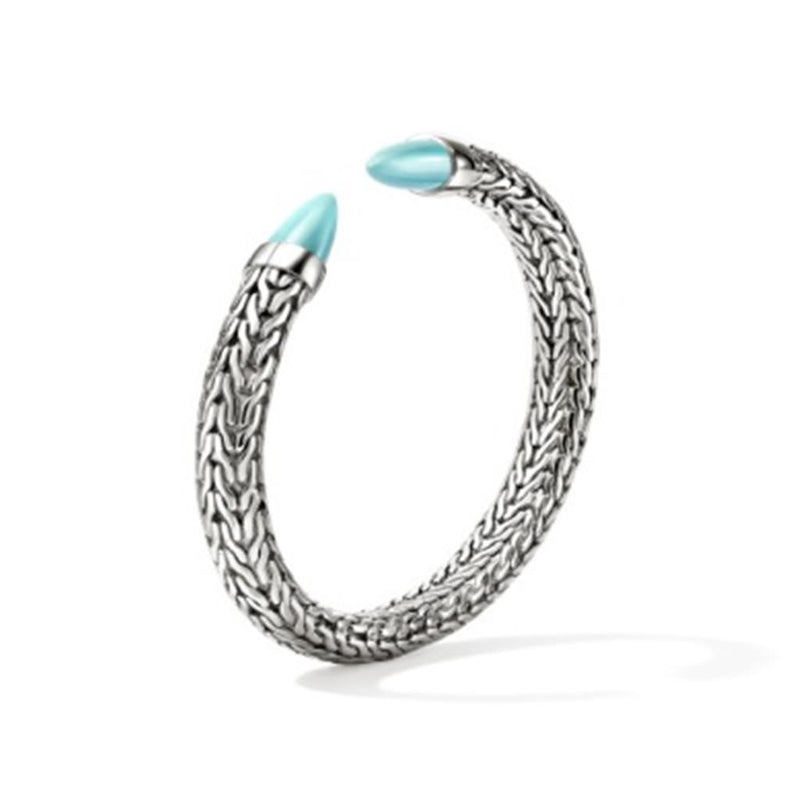 John Hardy Spear Collection Cuff Turquoise Bracelet