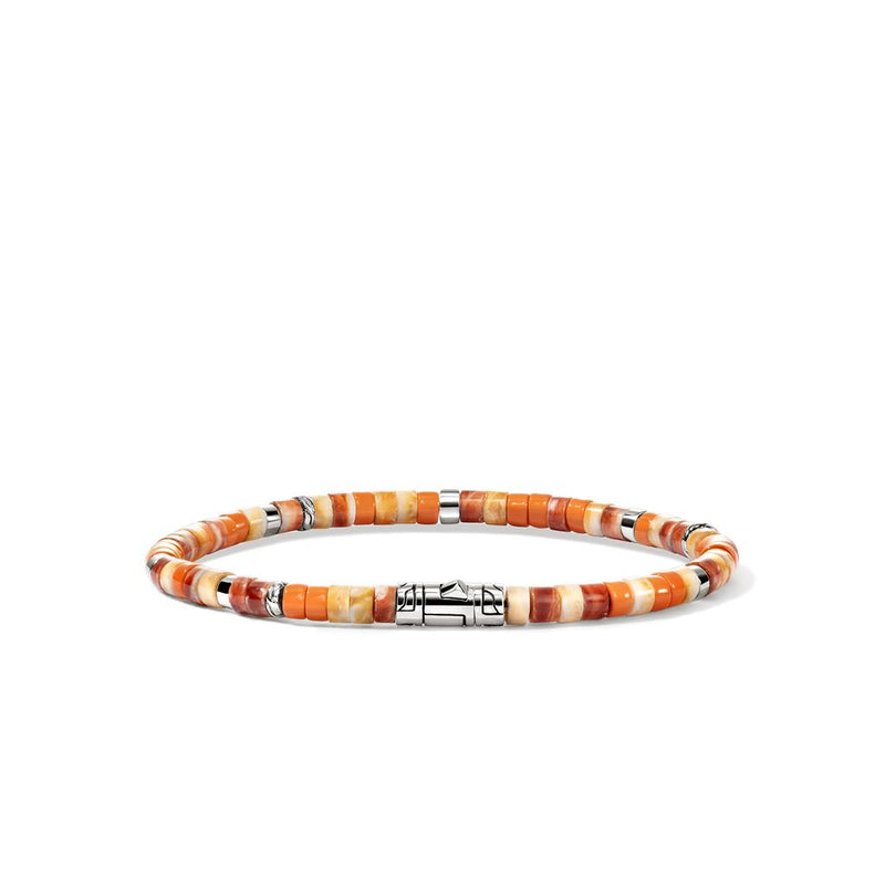 John Hardy Heishi Oyster Shell Bead Bracelet