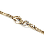 John Hardy 14k Yellow Gold Naga Diamond Bracelet