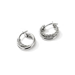 John Hardy Essential Crossover Hoop Earrings