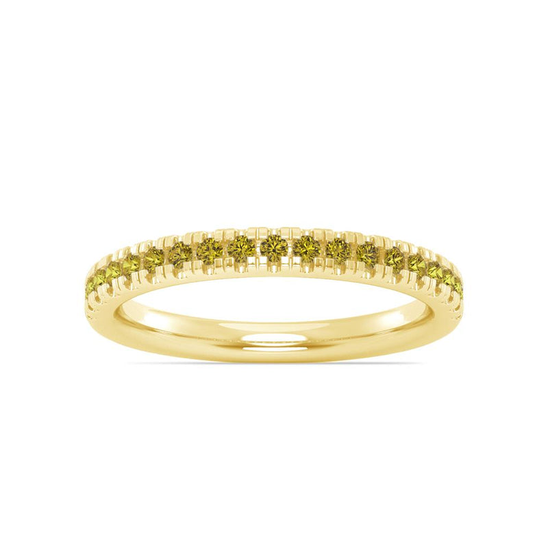 Davis Classics 14k Yellow Gold Citrine Stackable Band