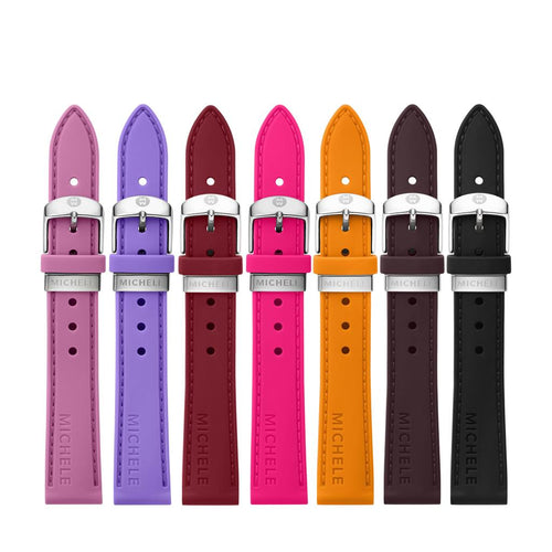 Michele 16mm Silicone Interchangeable Watch Strap "Into the Garden" Gift Set