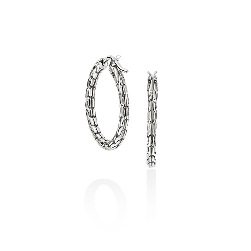 John Hardy Sterling Silver Essential Hoop Earrings
