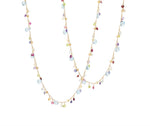 Marco Bicego 18k Yellow Gold Paradise Mixed Gemstone Necklace