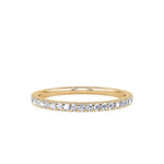Davis Classics Women's 14k Yellow Gold Diamond Band