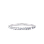 Davis Classics Women's 14k White Gold Diamond Band