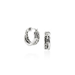 John Hardy Essential Crossover Hoop Earrings