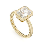 Noam Carver 14k Yellow Gold Luna Collection Solitaire Engagement Ring Setting