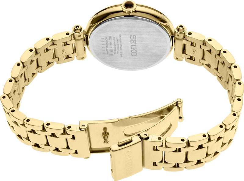 Seiko Diamonds Women's Gold-Filled Dress Watch Watch