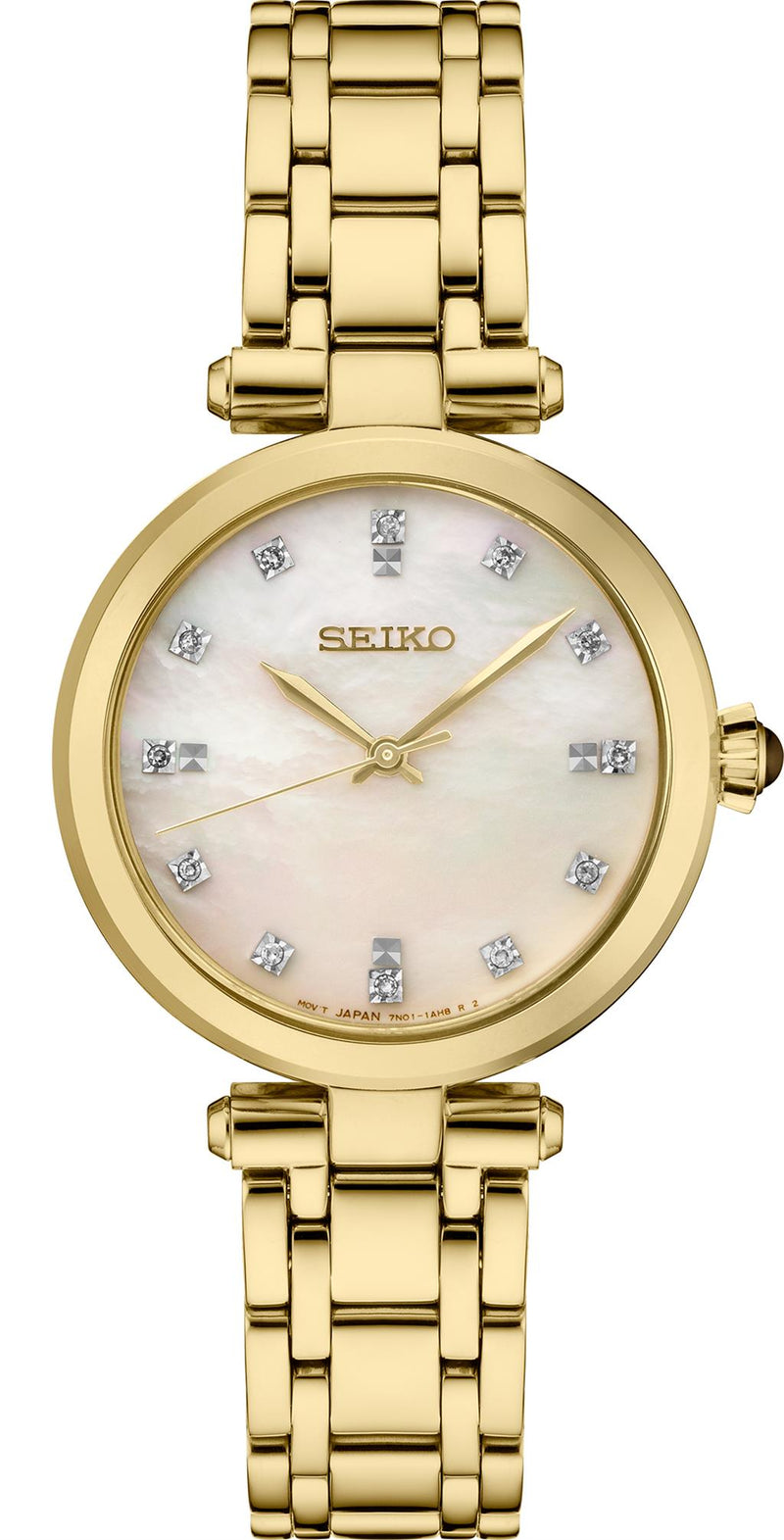 Seiko Diamonds Women's Gold-Filled Dress Watch Watch