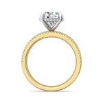 Martin Flyer 14k Yellow Gold FlyerFit Hidden Halo Diamond Engagement Ring Setting