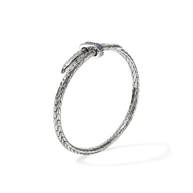 John Hardy Sterling Silver Sapphire Spear Flex Cuff Bracelet