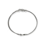 John Hardy Sterling Silver Love Knot Diamond Bracelet