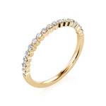 Davis Classics Women's 14k Yellow Gold Diamond Band