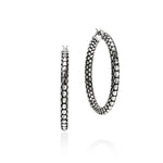 John Hardy Sterling Silver Dot Hoop Earrings