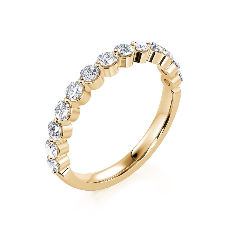 Davis Classics Women's 14k Yellow Gold Diamond Band